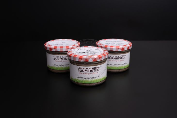 Lamm Leberwurst, fein