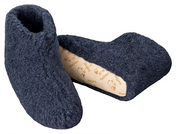 Wollflorstiefel