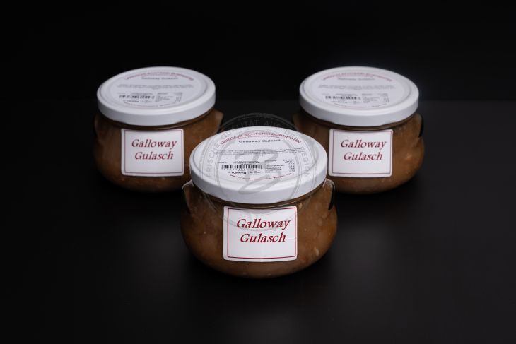Galloway Gulasch Glas