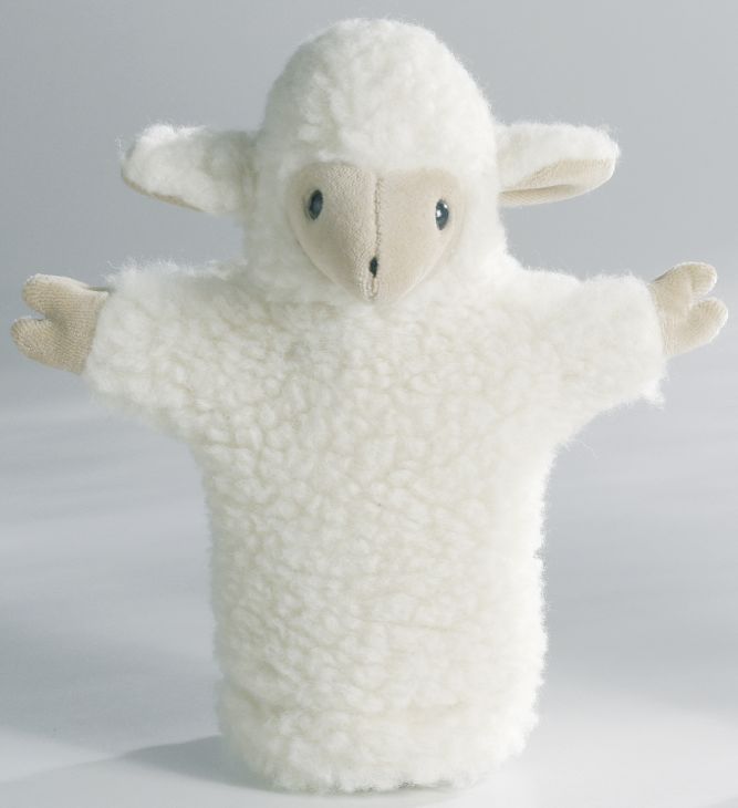 Handpuppe Lamm